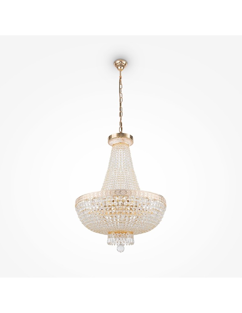 Maytoni Bella 8xE14 60W żyrandol DIA750-TT50-WG złoty