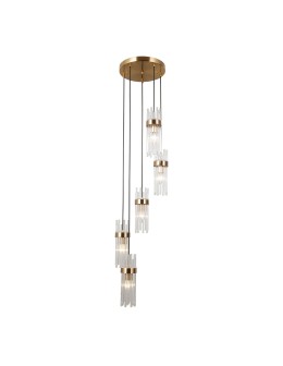 ITALUX Taraso Pendant 5xE14 40W Gold PND-40760-5-HBR