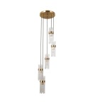 5 point pendant lamps - ITALUX Taraso Pendant 5xE14 40W Gold PND-40760-5-HBR - product 2