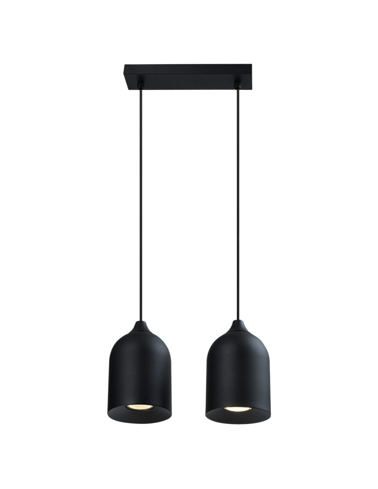 Light Prestige Metalowa lampa wisząca Nilo czarna 2xGU10 LP-0110/2L BK