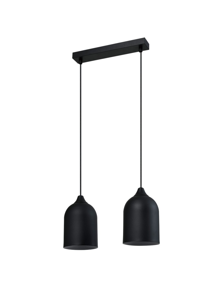 Light Prestige Metalowa lampa wisząca Nilo czarna 2xGU10 LP-0110/2L BK