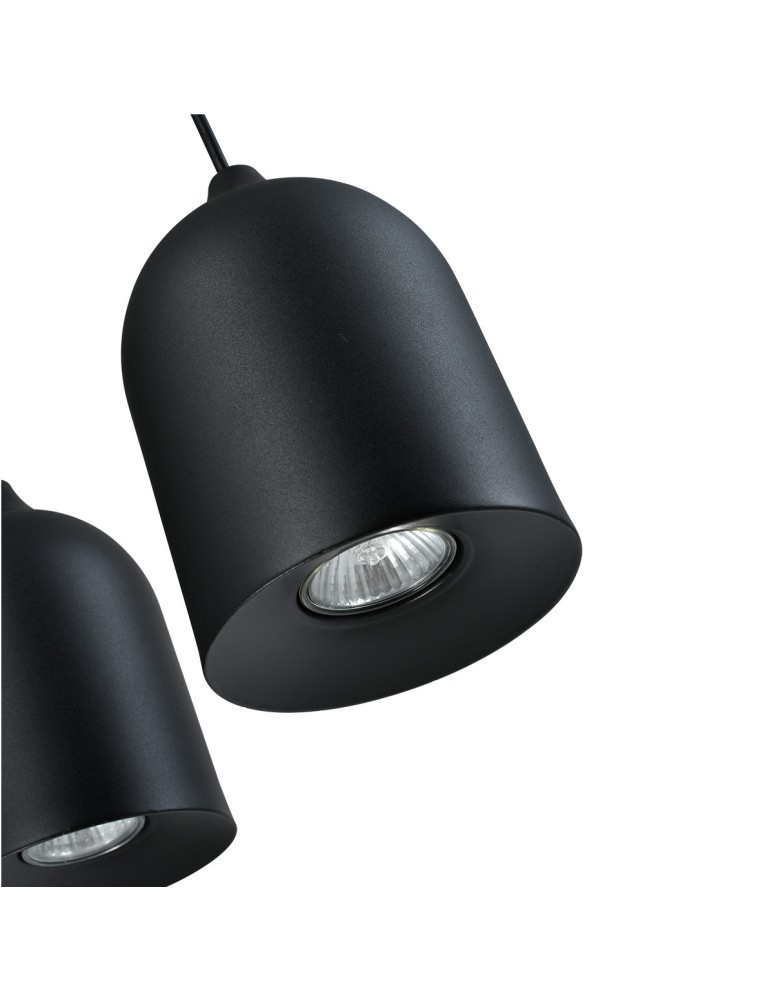 Light Prestige Metalowa lampa wisząca Nilo czarna 2xGU10 LP-0110/2L BK