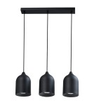 Pendant lamps - Light Prestige Nilo metal pendant lamp black 3xGU10 LP-0110/3L BK - product 1