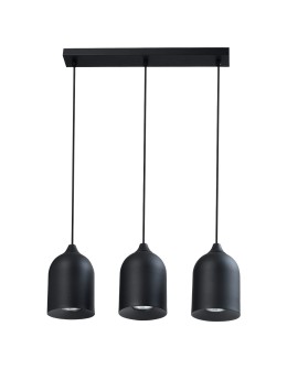 Light Prestige Nilo metal pendant lamp black 3xGU10 LP-0110/3L BK
