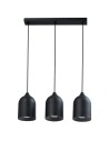 Light Prestige Metalowa lampa wisząca Nilo czarna 3xGU10 LP-0110/3L BK