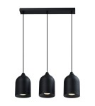 Light Prestige Metalowa lampa wisząca Nilo czarna 3xGU10 LP-0110/3L BK