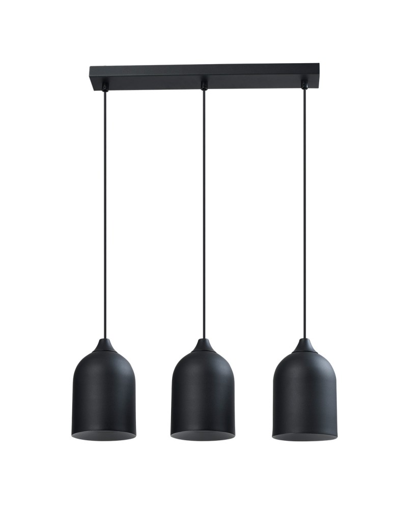 Pendant lamps - Light Prestige Nilo metal pendant lamp black 3xGU10 LP-0110/3L BK - product kolory-swiatla.pl 4