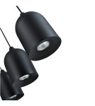 Light Prestige Metalowa lampa wisząca Nilo czarna 3xGU10 LP-0110/3L BK