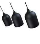 Light Prestige Metalowa lampa wisząca Nilo czarna 3xGU10 LP-0110/3L BK