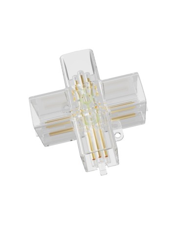 Light Prestige Łącznik X elektryczny do oświetlenia modułowego Geometric System New LP-0209 łącznik X