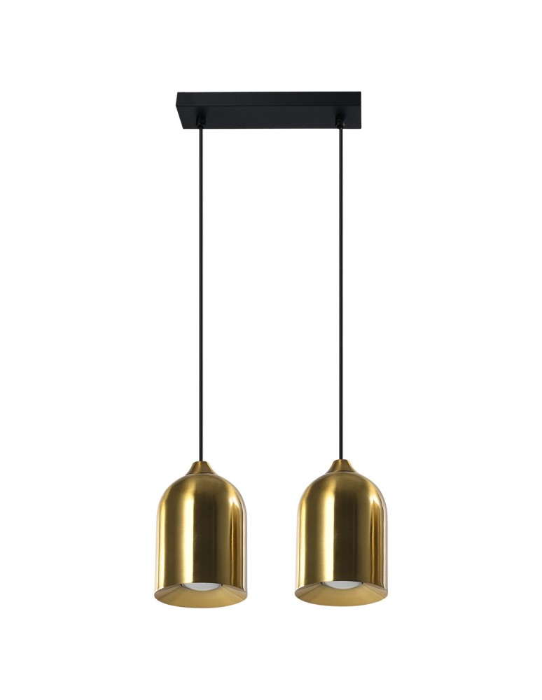 Pendant lamps - Light Prestige Nilo gold metal pendant lamp 2xGU10 LP-0110/2L GD - product kolory-swiatla.pl 1