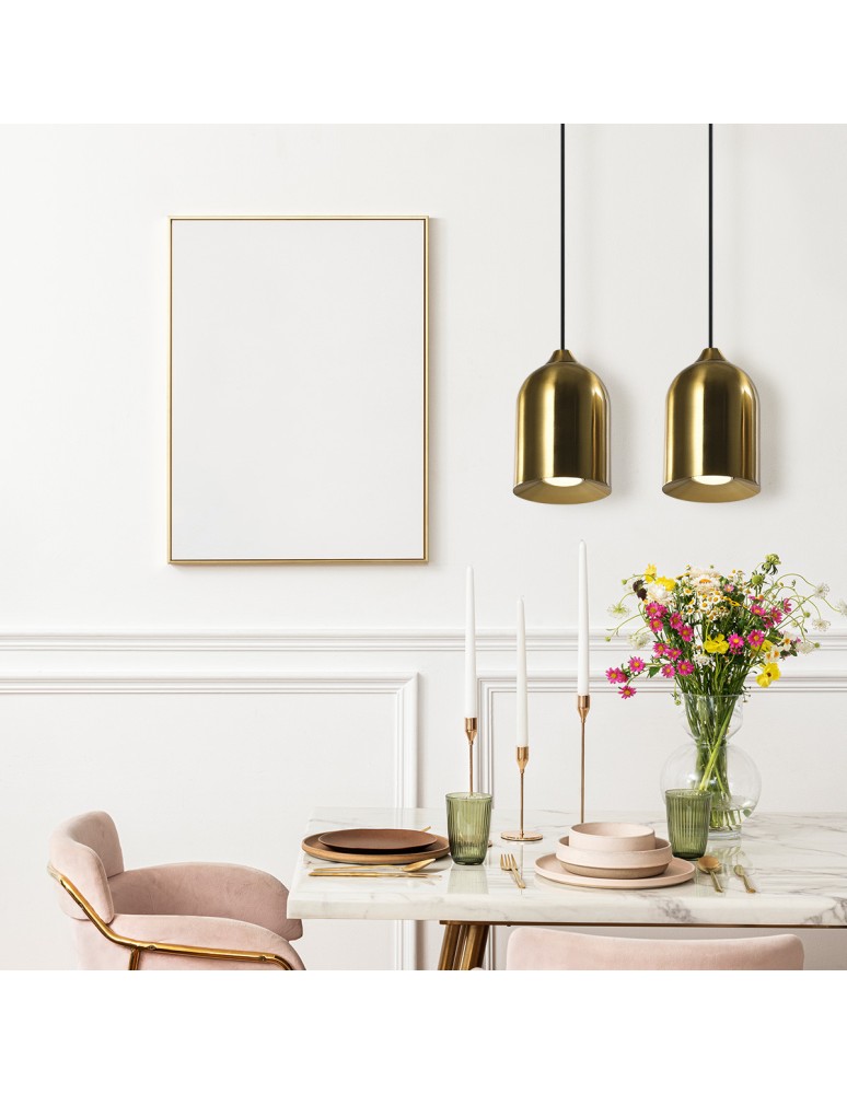 Pendant lamps - Light Prestige Nilo gold metal pendant lamp 2xGU10 LP-0110/2L GD - product kolory-swiatla.pl 2