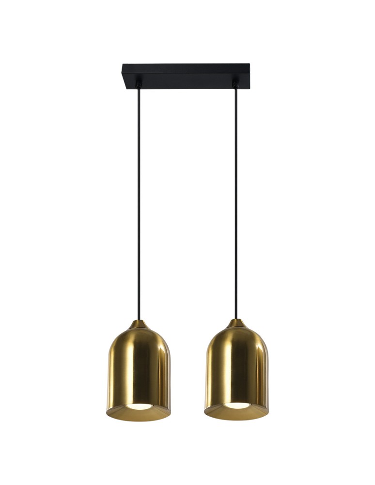 Light Prestige Metalowa lampa wisząca Nilo złota 2xGU10 LP-0110/2L GD