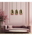 Light Prestige Metalowa lampa wisząca Nilo złota 3xGU10 LP-0110/3L GD