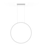 Pendant lamps - Light Prestige Mirror L pendant lamp white IP44 LED CCT LP-999/1P L WH CCT - product 1