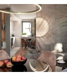 Pendant lamps - Light Prestige Mirror S gold IP44 LED CCT pendant lamp LP-999/1P S GD CCT. - product 5