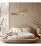 Light Prestige Rattanowa lampa wisząca Raya naturalna 1xE27 LP-2704/1P NT