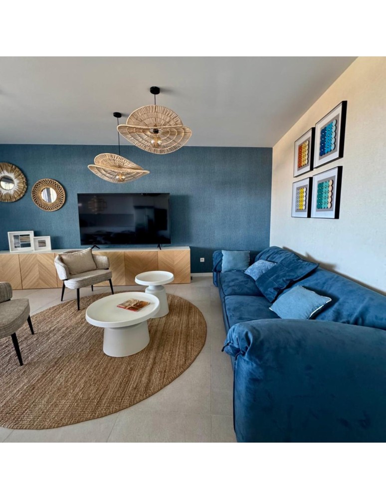 Pendant lamps - Light Prestige Raya natural rattan pendant lamp 1xE27 LP-2704/1P NT - product kolory-swiatla.pl 3