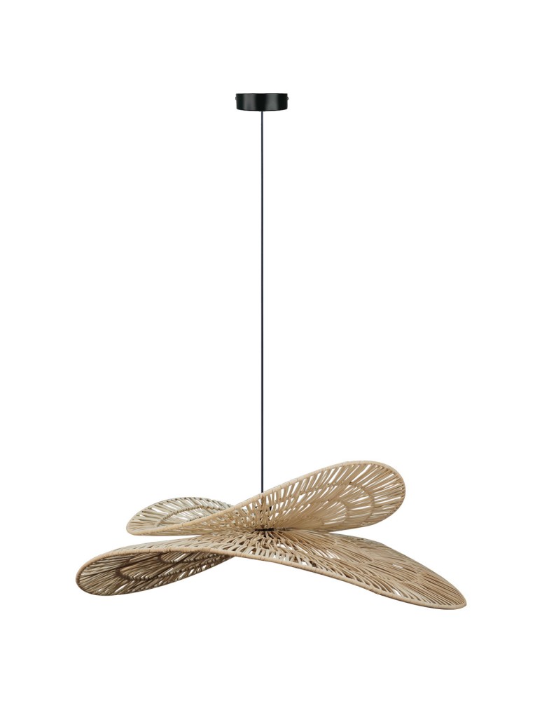Pendant lamps - Light Prestige Raya natural rattan pendant lamp 1xE27 LP-2704/1P NT - product kolory-swiatla.pl 5