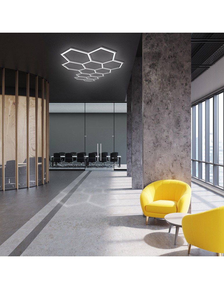 LED light lines - Light Prestige Plafond Geometric System 1 New LED 4000K LP-0209/1C 4K. - product kolory-swiatla.pl 7