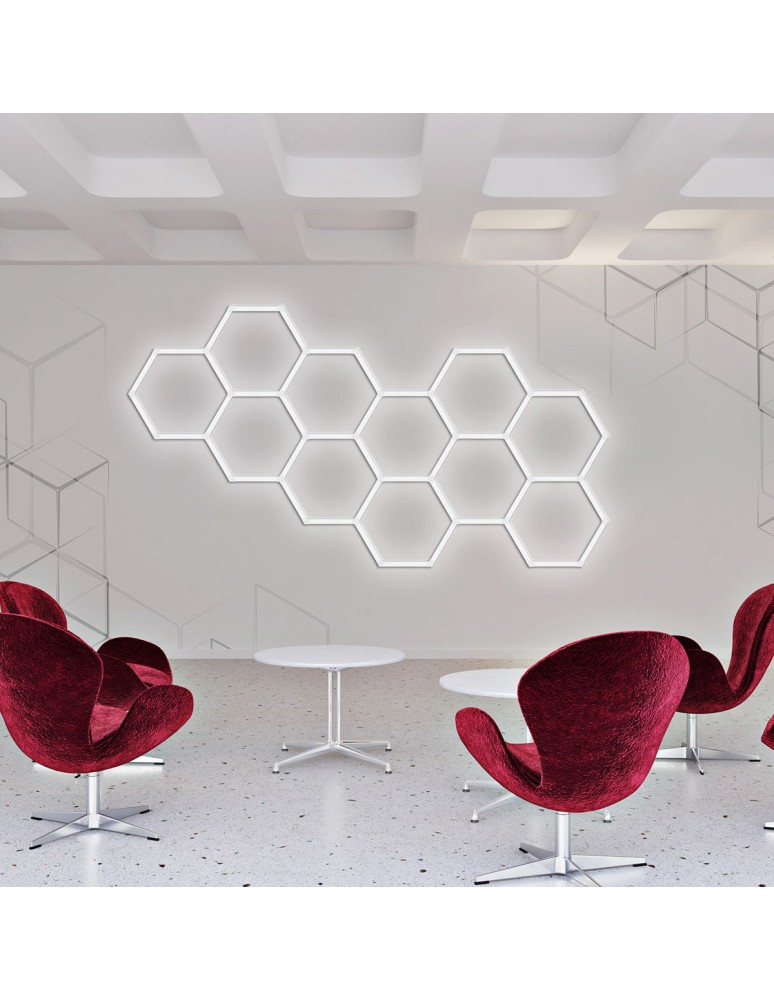 LED light lines - Light Prestige Plafond Geometric System 3 New LED 4000K LP-0209/3C 4K. - product kolory-swiatla.pl 6