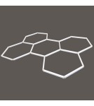 Light Prestige Plafon Geometric System 5 New LED 4000K LP-0209/5C 4K