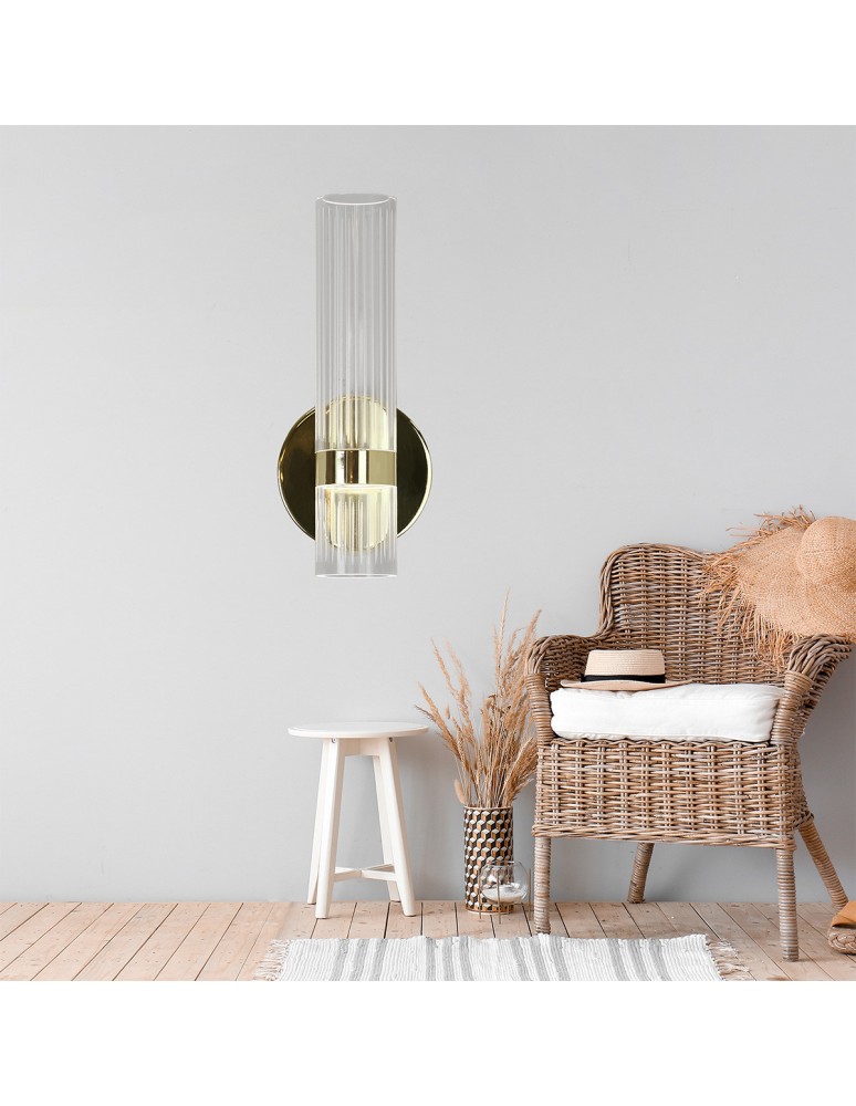 LED wall lamps - Light Prestige Wall lamp Ambiente gold LED CCT LP-1510/1W GD. - product kolory-swiatla.pl 2