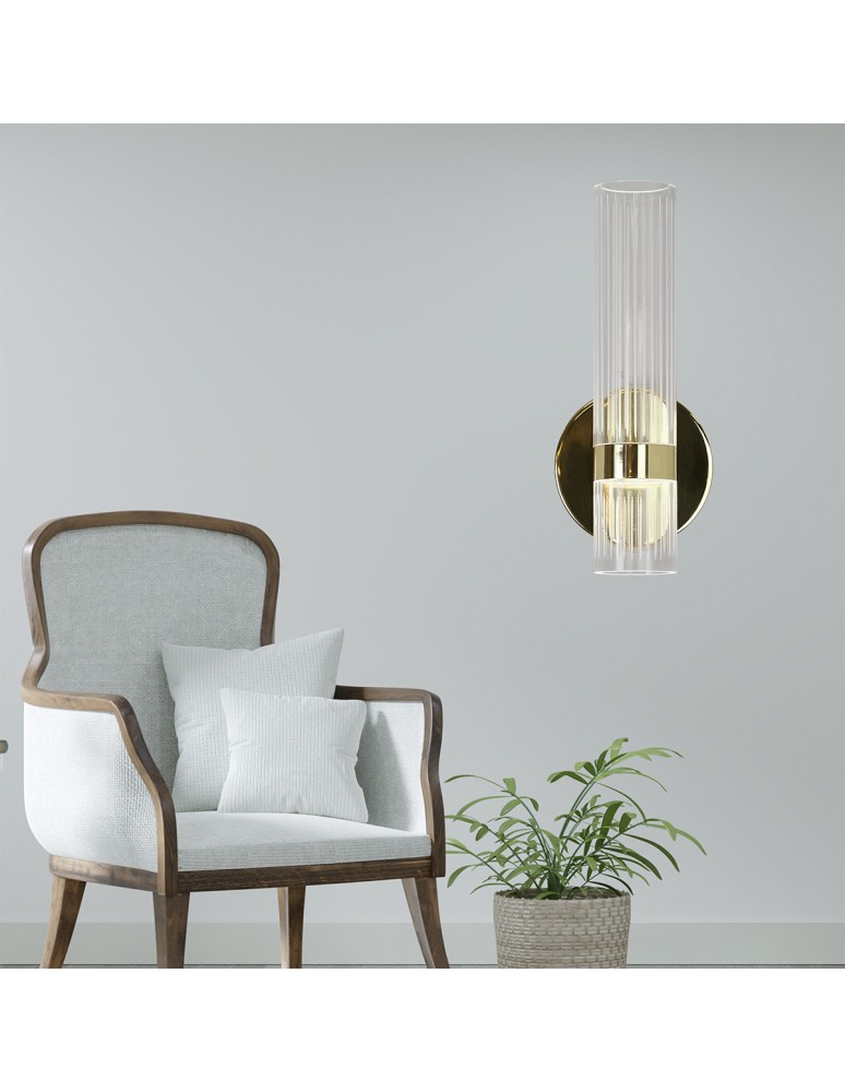 LED wall lamps - Light Prestige Wall lamp Ambiente gold LED CCT LP-1510/1W GD. - product kolory-swiatla.pl 3