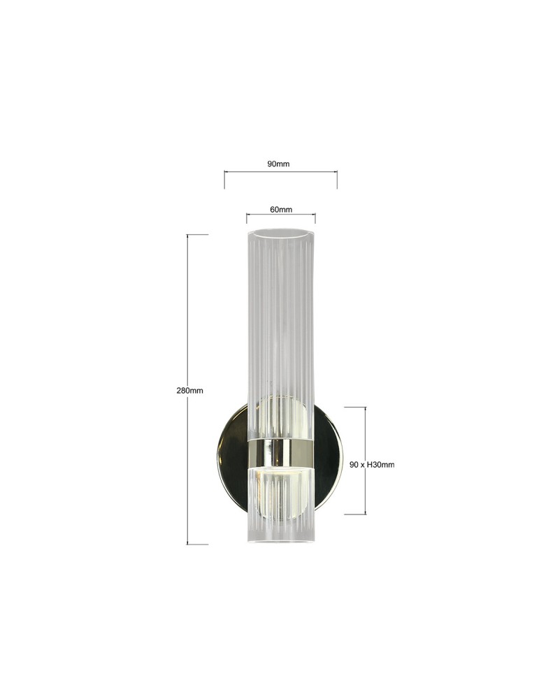 LED wall lamps - Light Prestige Wall lamp Ambiente gold LED CCT LP-1510/1W GD. - product kolory-swiatla.pl 6