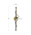 Light Prestige Kinkiet Meleca złoty LED CCT LP-2345/1W GD