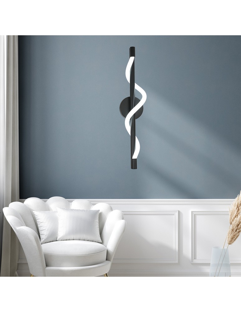 Wall lamps - Light Prestige Wall lamp Meleca black LED CCT LP-2345/1W BK - product kolory-swiatla.pl 2