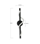 Wall lamps - Light Prestige Wall lamp Meleca black LED CCT LP-2345/1W BK - product 5