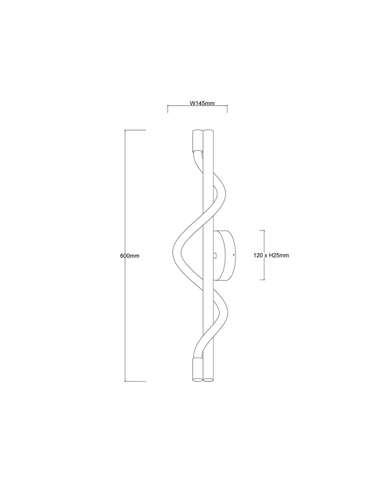 Wall lamps - Light Prestige Wall lamp Meleca black LED CCT LP-2345/1W BK - product kolory-swiatla.pl 6