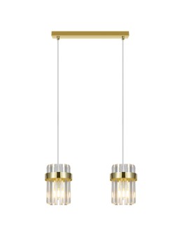 Light Prestige Lampa wisząca Vetro złota 2xE14 LP-2910/2L GD