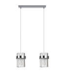 Pendant lamps - Light Prestige Vetro chrome pendant lamp 2xE14 LP-2910/2L CH - product 1