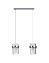 Light Prestige Vetro chrome pendant lamp 2xE14 LP-2910/2L CH