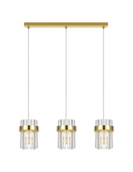 Light Prestige Lampa wisząca Vetro złota 3xE14 LP-2910/3L GD