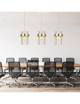 Light Prestige Vetro gold pendant lamp 3xE14 LP-2910/3L GD - product 2
