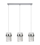 Pendant lamps - Light Prestige Vetro chrome pendant lamp 3xE14 LP-2910/3L CH - product 1