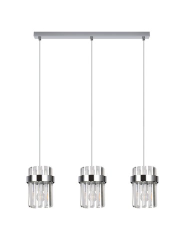 Light Prestige Vetro chrome pendant lamp 3xE14 LP-2910/3L CH
