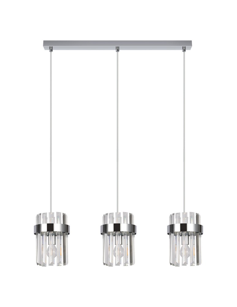 Light Prestige Lampa wisząca Vetro chrom 3xE14 LP-2910/3L CH