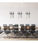 Pendant lamps - Light Prestige Vetro chrome pendant lamp 3xE14 LP-2910/3L CH - product 2