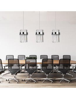 Light Prestige Vetro chrome pendant lamp 3xE14 LP-2910/3L CH - product 2