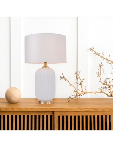 Light Prestige Lampa stołowa Tamiza 65 cm biała 1xE27 LP-1515/1T big white - produkt 2