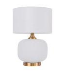 Table lamps with lampshade - Light Prestige Tamiza 48 cm table lamp white 1xE27 LP-1515/1T small white - product 1