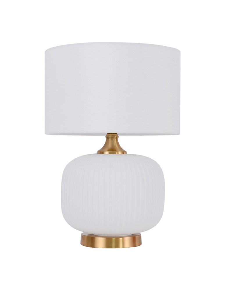 Table lamps with lampshade - Light Prestige Tamiza 48 cm table lamp white 1xE27 LP-1515/1T small white - product kolory-swiatla.pl 1