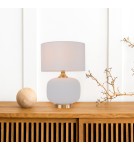 Table lamps with lampshade - Light Prestige Tamiza 48 cm table lamp white 1xE27 LP-1515/1T small white - product 2