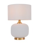 Table lamps with lampshade - Light Prestige Tamiza 48 cm table lamp white 1xE27 LP-1515/1T small white - product 3