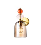 Wall lamps - Light Prestige Wall lamp Tropea amber 1xE27 LP-2004/1W AM - product 1