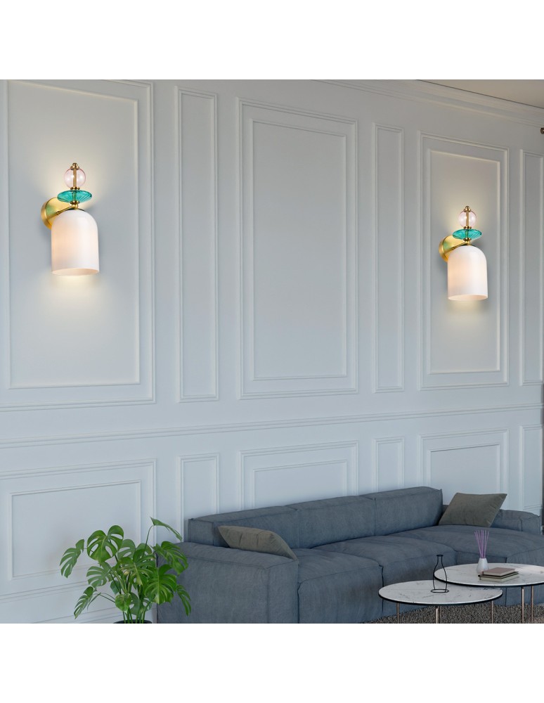 Wall lamps - Light Prestige Wall lamp Tropea white 1xE27 LP-2004/1W WH - product kolory-swiatla.pl 2